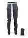SCREENSHOT Men's Athletic Fitness Slim Fit Workout Track Pants Basic S41700-Mard Black-2XLarge