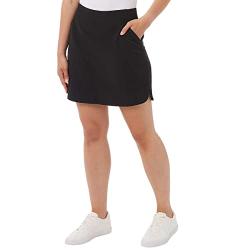 32 Degrees Ladies' Skort (US, Alpha, Large, Regular, Regular, Black)