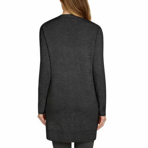 Matty M Ladies' Cardigan (Charcoal, XL)