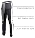 SCREENSHOT Men's Athletic Fitness Slim Fit Workout Track Pants Basic S41700-Mard Black-2XLarge