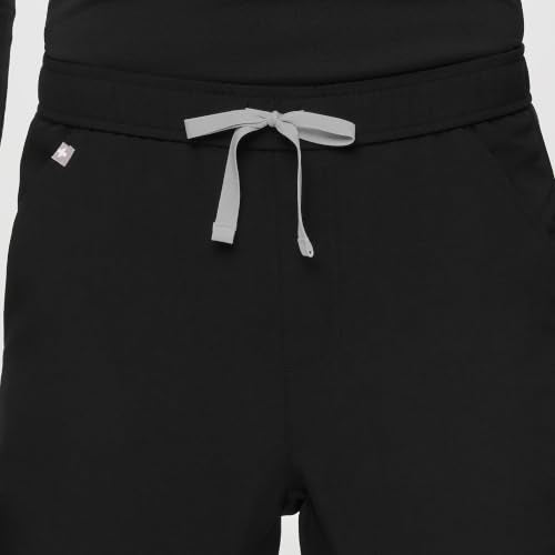 FIGS Tansen Jogger Scrub Pants for Men - Black, Short M