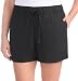 Hilary Radley Womens Lightweight Pull-on Tencel Short (US, Alpha, Large, Regular, Regular, Black)
