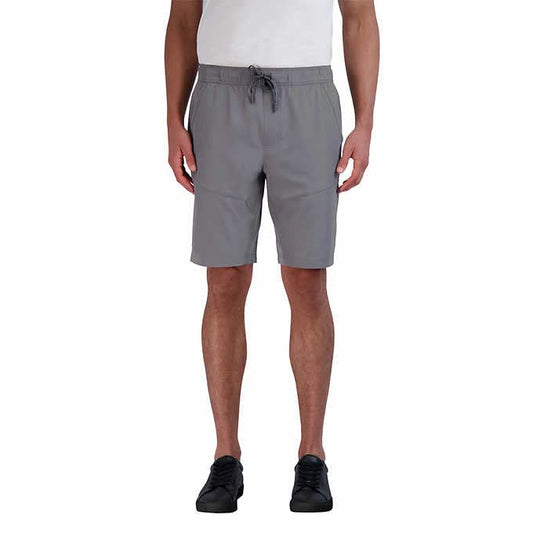 Gerry Men’s Pull-On Trail Short (Gray, Large)