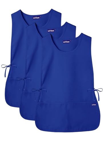 Sivvan Unisex Apron - Cobbler Apron 3-Pack - S87003 - Royal Blue - R