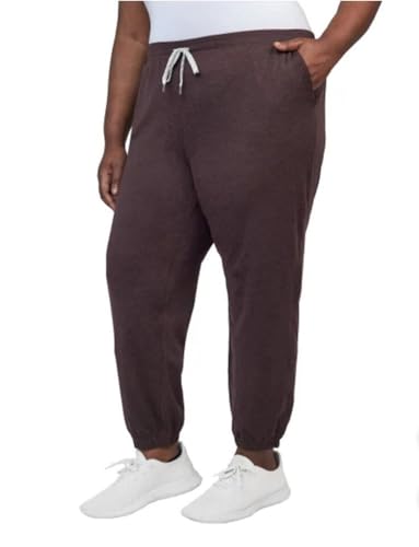 KIRKLAND Signature Women's Moisture Wicking Lightweight Jogger Pant with Pockets (US, Alpha, X-Large, Regular, Regular, Mahogany (Red))