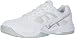 ASICS Gel Dedicate 6 Mens Tennis Shoe - White/Silver - Size 6.5