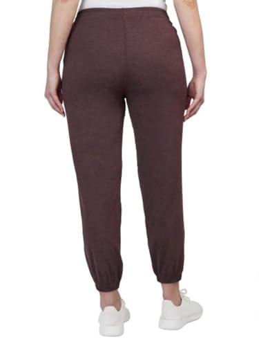 KIRKLAND Signature Women's Moisture Wicking Lightweight Jogger Pant with Pockets (US, Alpha, X-Large, Regular, Regular, Mahogany (Red))