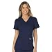 Cherokee Women Scrubs Top Workwear Revolution Mock Wrap WW610, S, Navy