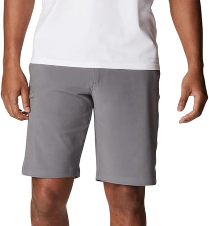 Columbia Mens Lightweight Tech Short (US, Waist, 30, Regular, City Grey)
