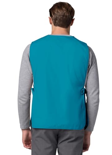 Adar Universal Cobbler Apron 3 Pack - Unisex Cobbler Apron - 7023 - Teal Blue - R