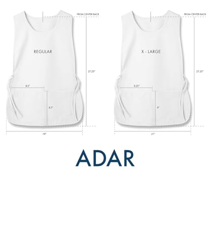 Adar Universal Cobbler Apron 3 Pack - Unisex Cobbler Apron - 7023 - Teal Blue - R