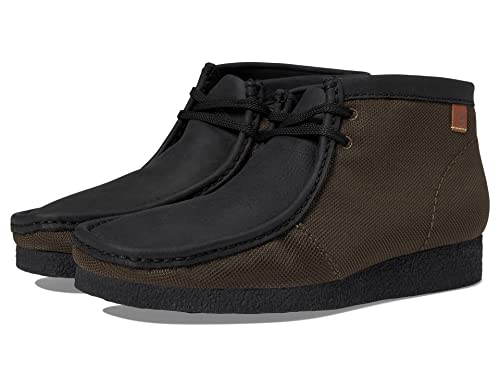 Clarks Shacre Boot Dark Green Textile 8.5 D (M)