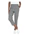 Mario Serrani Women's Slim Fit Pull On Capri Pant (US, Alpha, X-Large, Regular, Regular, Multi (Black/White Gingham))