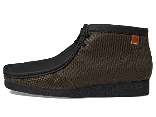 Clarks Shacre Boot Dark Green Textile 8.5 D (M)