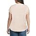Orvis Women's Textured Top, Split V-Neck, Relaxed Fit (Cream, XX-Large)