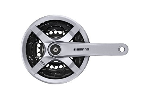 SHIMANO FC TY501 Square 6/7/8 Speed Chainset, Unisex, E-FCTY501C244CSB, Silver, 170 mm