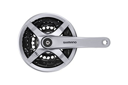 SHIMANO FC TY501 Square 6/7/8 Speed Chainset, Unisex, E-FCTY501C244CSB, Silver, 170 mm