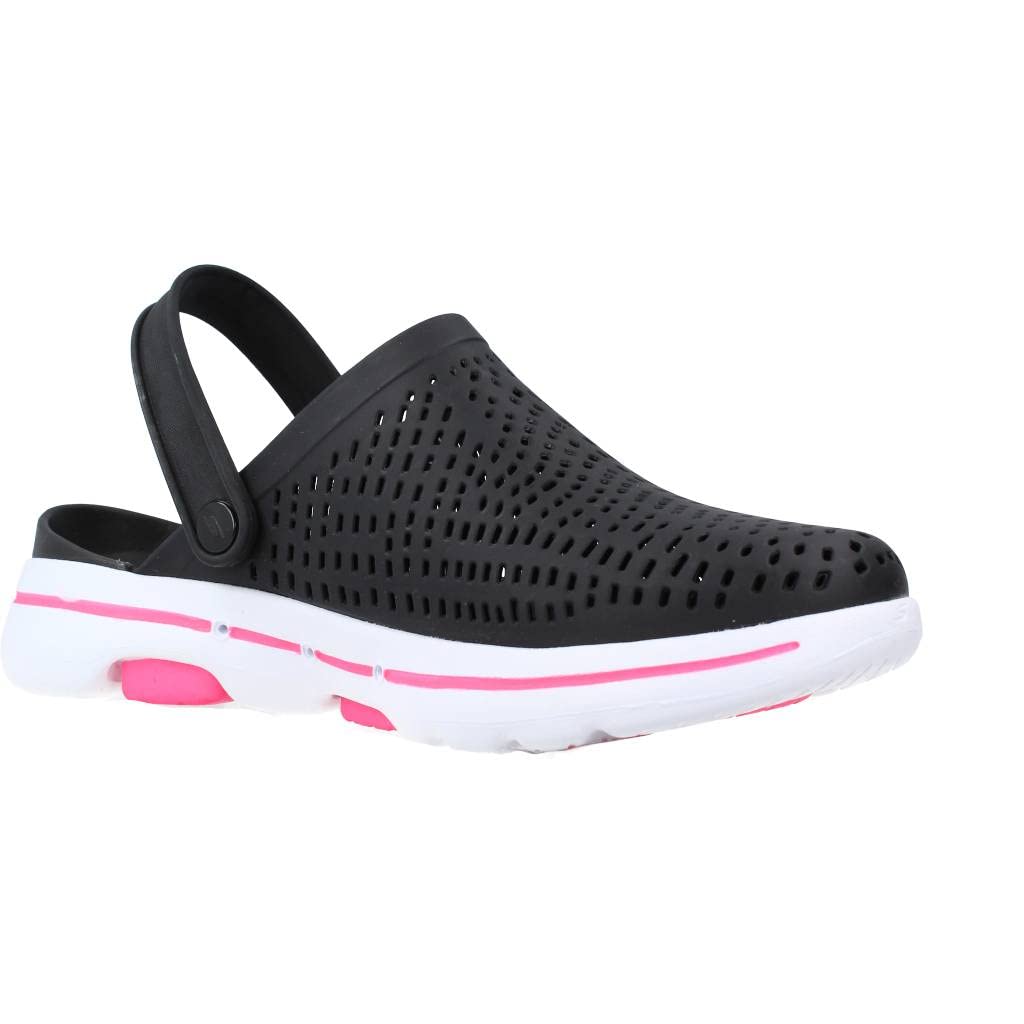 Skechers Women's Foamies Gowalk 5 - Dog Lover, Navy/Multi, 10