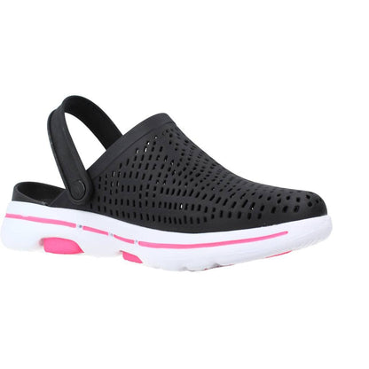 Skechers Women's Foamies Gowalk 5 - Dog Lover, Navy/Multi, 10
