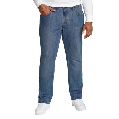 Eddie Bauer Men’s Regular Fit Stretch Jean (Blue, 32W x 30L)