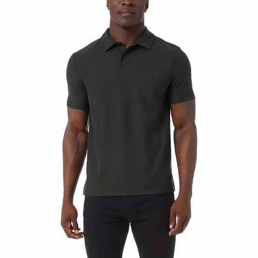 32 Degrees Men�s Micro Pique Polo (Gray, M)