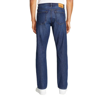 Eddie Bauer Men’s Regular Fit Stretch Jean (Dark Blue, 30W x 30L)
