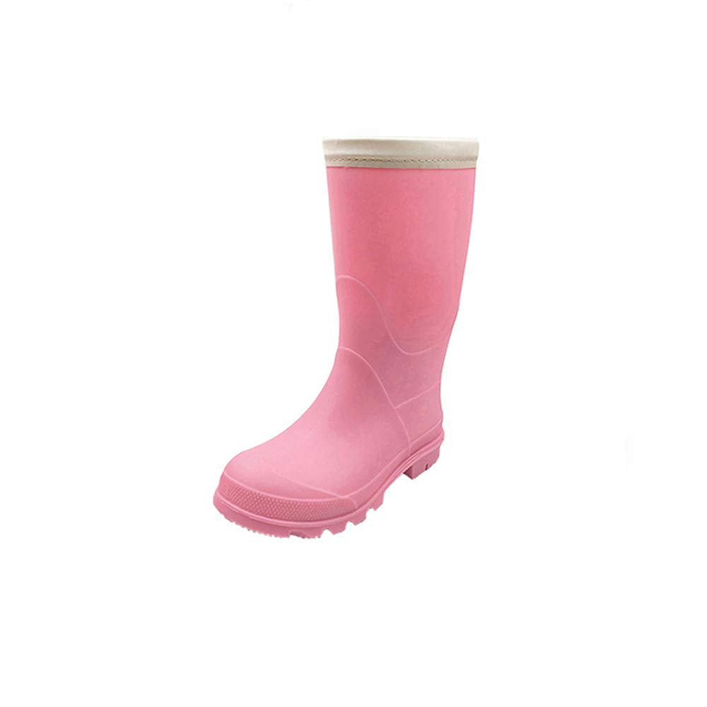 WBuffalo Boys Girls Rain Boots  Teen Pink 4.5-5 M US Big Kids