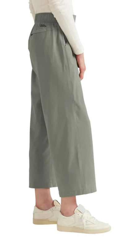 Eddie Bauer Women's Traveler Wide Leg Crop Pant (US, Alpha, X-Large, Regular, Regular, Black)