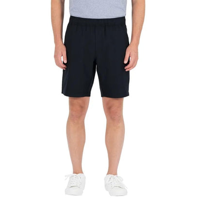 Gerry Men's Lightweight 4-Way Stretch Trail Hiking Shorts (Black, Small)
