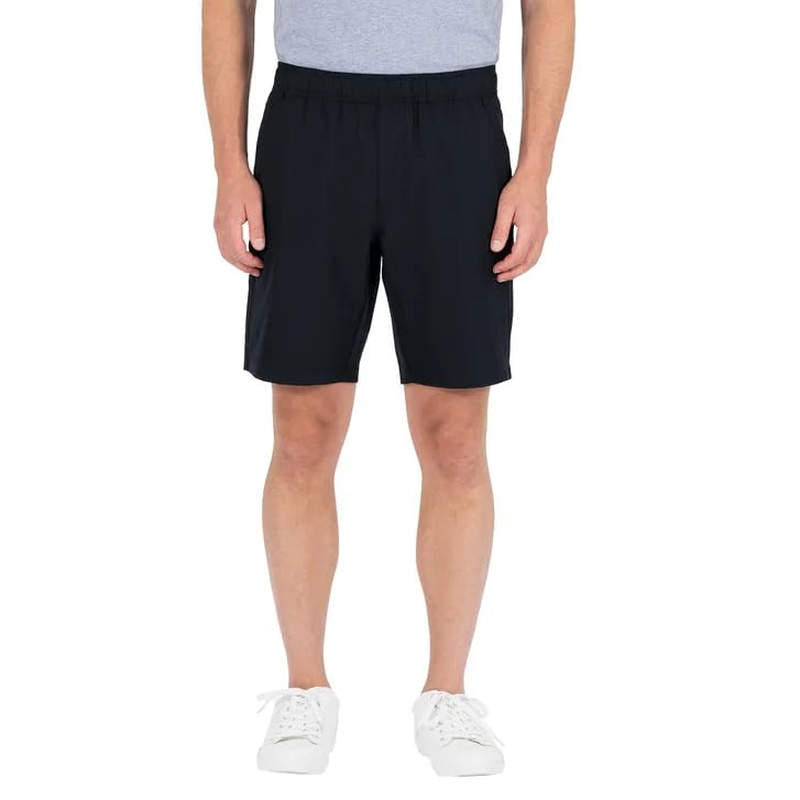 Gerry Men's Lightweight 4-Way Stretch Trail Hiking Shorts (Black, XX-Large)