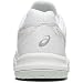 ASICS Gel Dedicate 6 Mens Tennis Shoe - White/Silver - Size 6.5