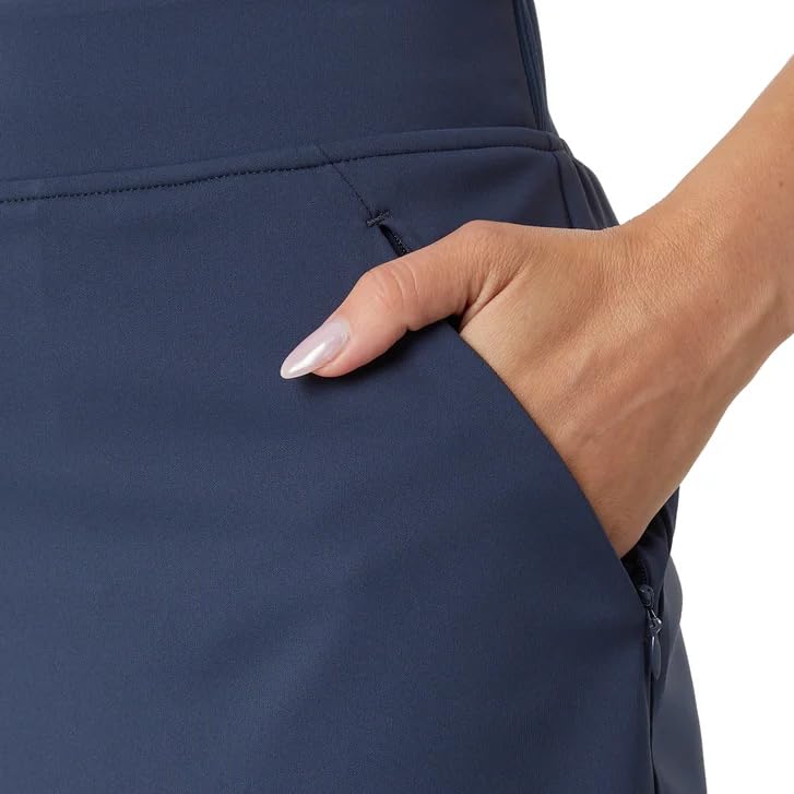 32 Degrees Women’s Skort with Inner Shorts, 2 Front Pockets, High Waist Athletic Tennis & Golf Skirt (Blue, X-Small)