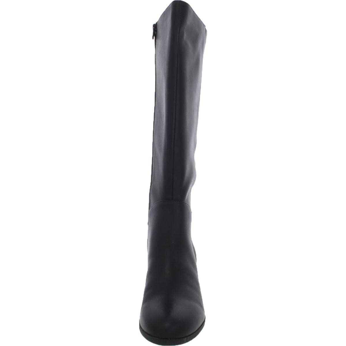 Giani Bernini Womens Adonnys Leather Knee-High Boots Black 8.5 Medium (B,M)