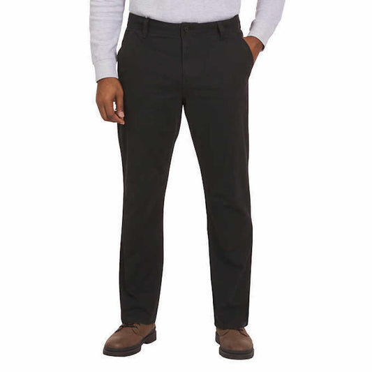 Weatherproof Vintage Men's Relaxed Fit  Flex Utility Stretch Pant 32/ 30 Black)