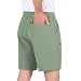 Gerry Men's Lightweight 4-Way Stretch Trail Hiking Shorts (Green, Small)