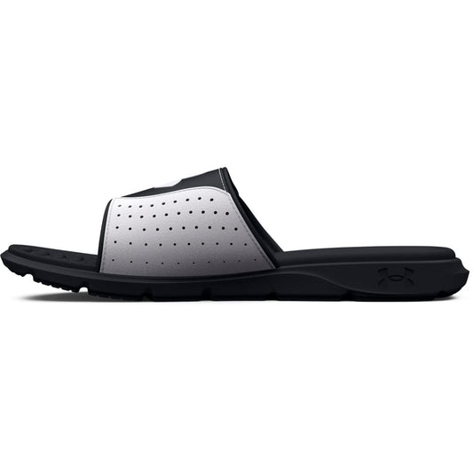 Under Armour Men's Ignite Pro Slide, (003) Black/White/Black, 15, US