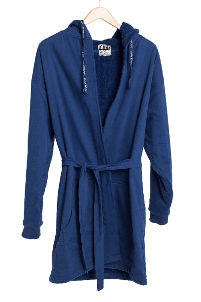 DudeRobe Men's Hooded Robe | As Seen on Shark Tank! - S/M, Grey, Ultimate Comfort and Style for Men's Loungewear