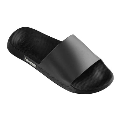 Havaianas Slide Classic, Slide Unisex Adult, Black/White, 10/10.5
