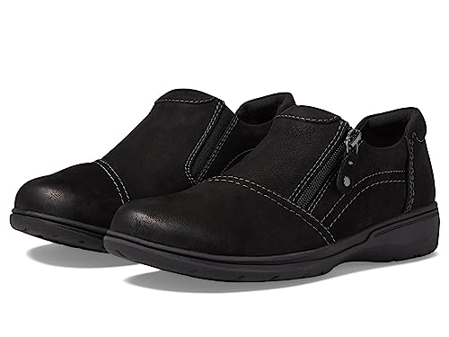 Clarks Black's Carleigh Ray Oxford, Black Nubuck, 11 Medium US
