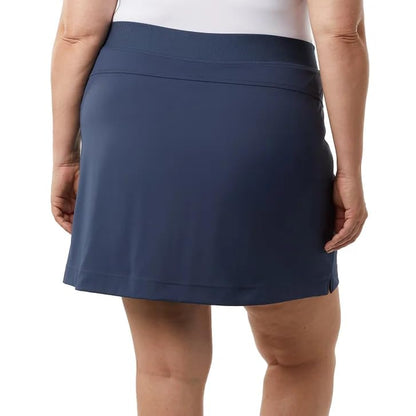 32 Degrees Women’s Skort with Inner Shorts, 2 Front Pockets, High Waist Athletic Tennis & Golf Skirt (Blue, X-Small)