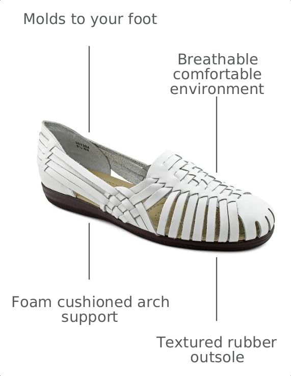 Softspots Trinidad Women's Sandal, 8.5 C/D US, White