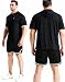 NELEUS Men's Running Shirt Workout Athletic Shirts with Hoodie Pack of 3,5112,Black/Grey/White,Large