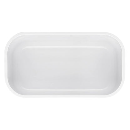 ZWILLING Fresh & Save Small Lunch Box, Airtight Food Storage Container, Meal Prep Container, BPA-Free, White