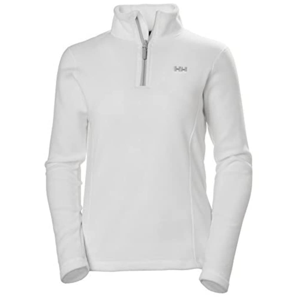 Helly Hansen Women's Daybreaker 1/2 Zip Fleece Pullover Jacket, White, 3X-Large