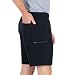 Gerry Men's Lightweight 4-Way Stretch Trail Hiking Shorts (Black, XX-Large)