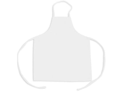 KNG Kids Cooking Apron for Girls and Boys Small, White, 6 Pack