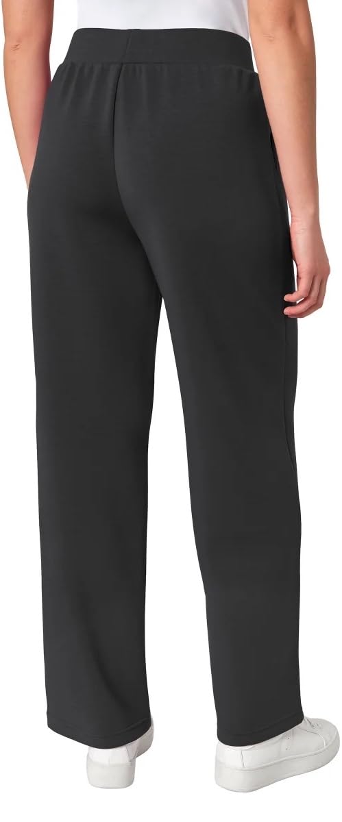 Mondetta Womens Heavyweight Wide Leg Pant (US, Alpha, X-Large, Regular, Regular, Black)