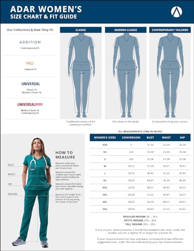 ADAR Medical Uniforms Adar Underscrubs for Women Size XX-Large Black Long Sleeve