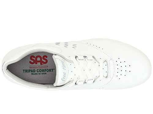 SAS Free Time Comfort Walking Shoe White 4.5 M (M) (B)