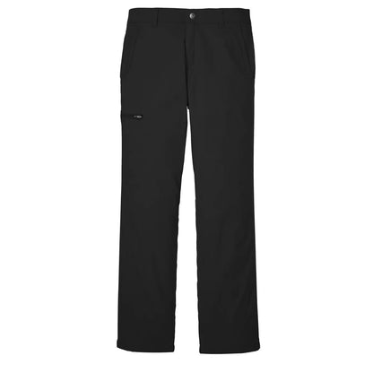 Eddie Bauer Menâ€™s Fleece Lined Pants â€“ Water Resistant, Lightweight Stretch Fabric, Zipper Pockets (Black, 38Wx32L)